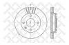 STELLOX 6020-2528V-SX диск торм. пер./ Ford Escort/Fiesta 1.4-1.8 89