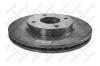 STELLOX 60209319SX 6020-9319-SX_диск тормозной передний/ Nissan Tiida/Cube 1.6/1.8/1.5dCi 07