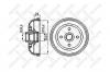 STELLOX 6025-3613-SX Тормозной барабан