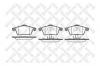 STELLOX 629000B-SX Колодки тормозные дисковые передние
