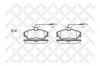STELLOX 645004B-SX Колодки дисковые передние