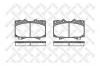 STELLOX 718004SX колодки дисковые п./ Toyota Land Cruiser 100 4.7i 32V/4.2TD 98]