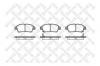 STELLOX 723002SX колодки дисковые п./ Toyota Yaris 1.0i/1.3i/1.5WTi/1.4D 99-01