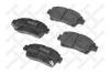 STELLOX 723002SX колодки дисковые п./ Toyota Yaris 1.0i/1.3i/1.5WTi/1.4D 99-01