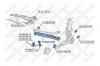 STELLOX 7421768SX 74-21768-SX_сайлентблок зад.балки/ Opel Vectra B 96-01