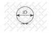 STELLOX 8201096SX 82-01096-SX_xомут глушителя! (м) d=128-132mm\DAF F75/65/85/95/105CF/XF/IV