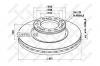 STELLOX 8500813SX 85-00813-SX диск тормозной !374.5x45 12отв d19+ 3отв M12x1.5 /SAF SKRB 9019K/I