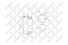 STELLOX 9096318SX 90-96318-SX_пневмоподушка без стак. !подв.Weweler 2отв.M8 1отв-M22/12\Schmitz