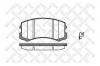 STELLOX 976001SX колодки дисковые п./ Mitsubishi Lancer 1.3-2.0 03]