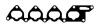 BGA MG4585 MG4585_прокладка коллектора впускного!\ Mitsubishi Colt/Carisma/Lancer 1.8 93&gt;