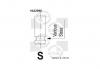 BGA V162390 Клапан двигателя впускной HYUNDAI ACCENT, ELANTRA, SANTA FE, TUCSON, TRAJET / KIA CARENS II, CERATO,