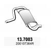 ASSO 137003 Глушитель задняя часть