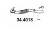 ASSO 344018 Глушитель передняя часть