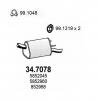 ASSO 34.7078 Глушитель выхлопных газов конечный