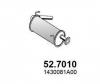 ASSO 527010 Глушитель задняя часть