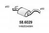 ASSO 58.6029 Средний глушитель выхлопных газов