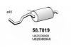 ASSO 58.7019 Глушитель выхлопных газов конечный