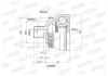 INKO 301036A ШРУС внешний 38/27 ABS 45