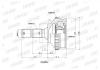INKO 305095A ШРУС внешний 25/34 ABS 29