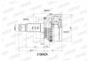 INKO 310082A ШРУС внешний 28/32 ABS 50