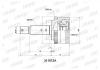 INKO 311012A ШРУС внешний 27/22 ABS 46