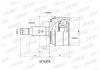 INKO 317137A ШРУС внешний 30/33 ABS 50