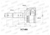 INKO 317146A ШРУС внешний 25/23 ABS 43