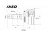 INKO 319002 ШРУС внешний 26/25 | перед |
