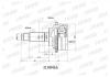 INKO 319046A ШРУС внешний 28/23 ABS 44