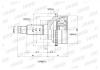 INKO 319067A ШРУС внешний 28/22 ABS 44