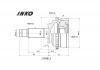 INKO 319081A ШРУС внешний 28/33 ABS 44