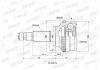 INKO 319127A ШРУС внешний 28/24 ABS 44
