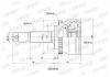 INKO 320140A ШРУС внешний 25/23 ABS 42