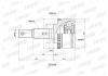 INKO 320142A ШРУС внешний 27/23 ABS 44
