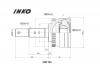 INKO 320176A ШРУС внешний 27/35 ABS 44 | перед |