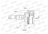 INKO 323094A ШРУС внешний 23/30 ABS 44