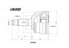 INKO 324021 ШРУС внешний 26/32 | перед |