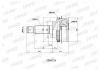 INKO 326015A ШРУС внешний 27/30 ABS 44