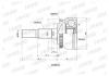 INKO 330001A ШРУС внешний 26/25 ABS 48