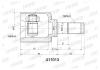 INKO 411013 Шрус внутренний25/22 ABS