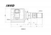 INKO 480045 ШРУС внутренний 28/24 | перед лев |