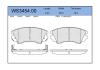 JEENICE WS345400 Колодки тормозные дисковые | перед |