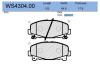 JEENICE WS430400 Колодки тормозные дисковые | перед |
