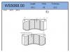 JEENICE WS506800 Колодки тормозные дисковые HCV