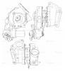 LUZAR LAT1901 Турбокомпрессор для а/м Toyota Land Cruiser 200 (07-) 4.5D [1VD-FTV] (тип RHV4) (правый) | прав |