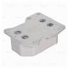 LUZAR LOC1001 Радиатор масл. для а/м Ford Transit (06-)/(13-)/Peugeot Boxer (06-) 2.2TD (124*114.8*43мм) (L