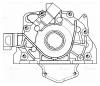 LUZAR LOP0129 Насос масляный Lada Vesta 15-, X-Ray 15- 1.8i Luzar
