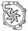 LUZAR LWP1034 Насос водяной Volvo XC90 (14-)/XC60 (17-) 2.0D (LWP 1034)