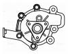 LUZAR LWP2502 Насос водяной Mazda CX-5 (17-)/CX-9 (16-) 2.5T (LWP 2502)