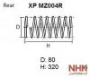 NHK XP MZ004R Пружина подвески NHK